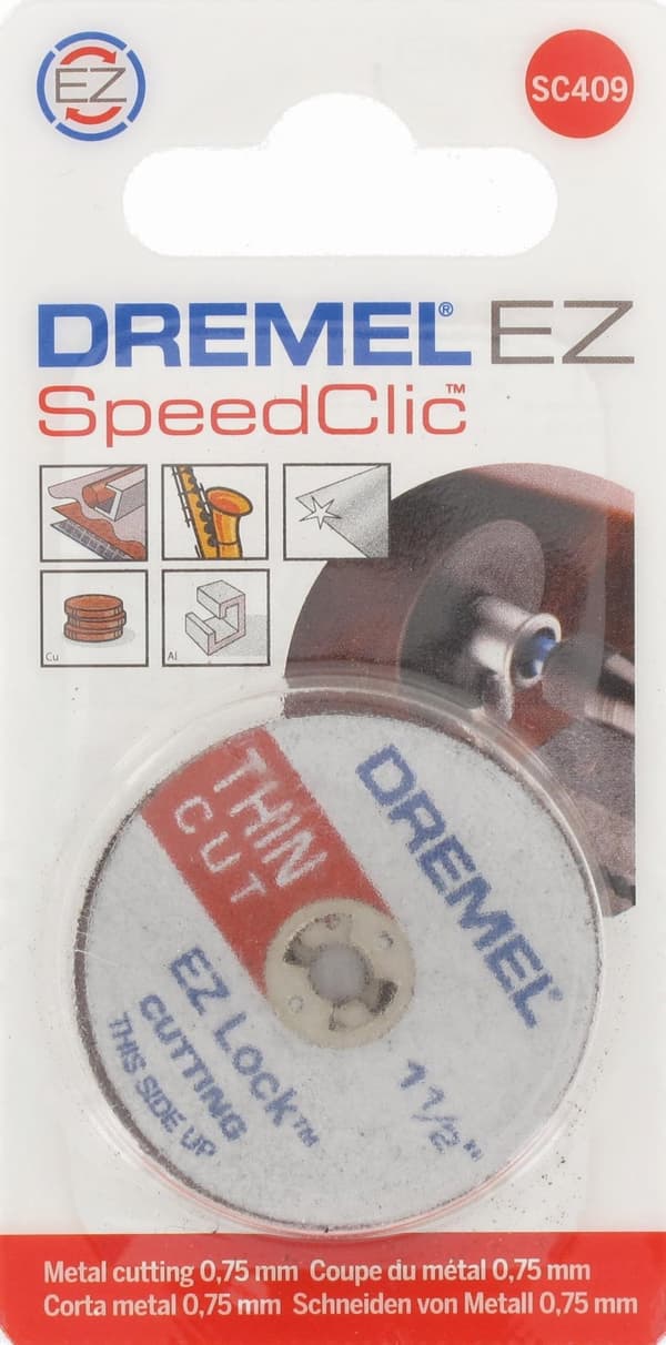 SpeedClic slanke skæreskiver indstillet Dremel SC409; 5 stk.