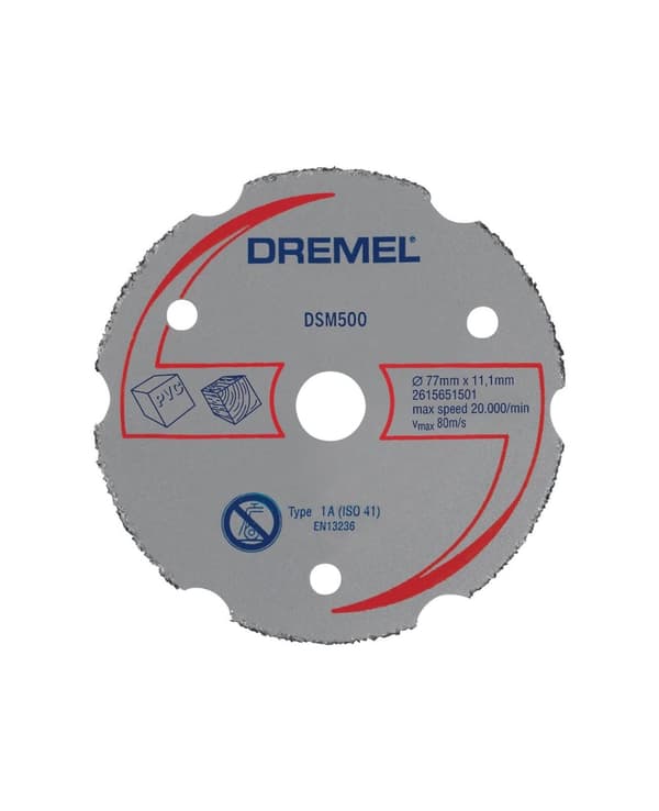 Multipurpose carbide flush skærehjul Dremel 2615S500JB; 77 mm