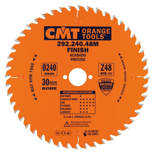 Rundsavsklinge til træ CMT 292; 190x2,6x16; Z40; 15°