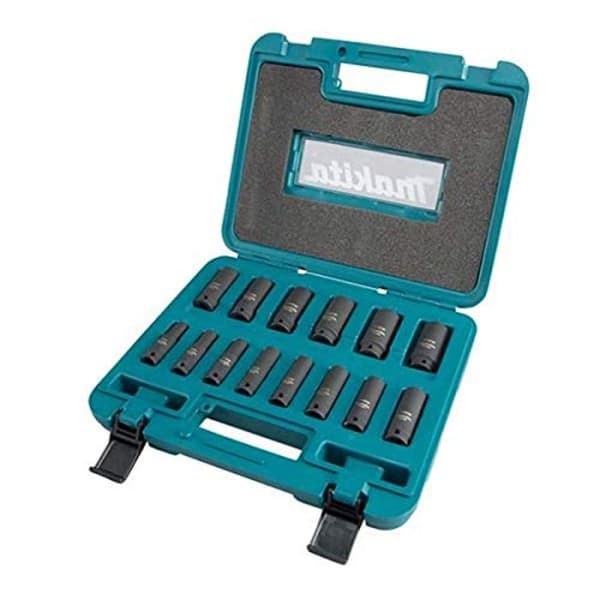 Impuls socket sæt Makita B-55550; 3/8''; 14 stk.