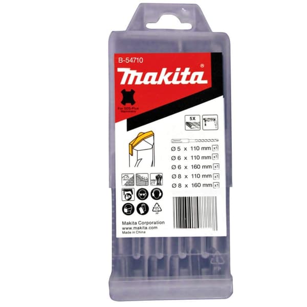 Borsæt Makita B-55784; 5 stk.