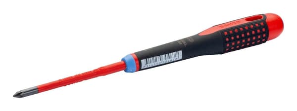 Skruetrækker Bahco Ergo Slim VDE; PZ1; 202 mm