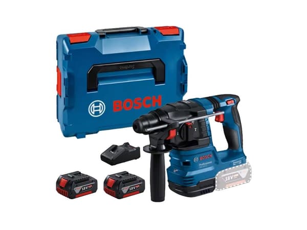 Borehammer Bosch GBH 18V-22; 18 V; 1,9 J; SDS-plus; 2x4,0 Ah batt.