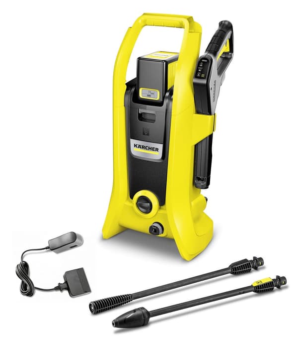Højtryksrenser Karcher K 2; 36 V; 1x5,0 Ah batt. Sort, Gul