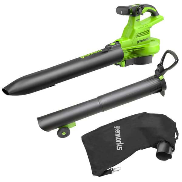 Akku løvblæser Greenworks GD40BVII; 40 V (uden batteri og oplader)