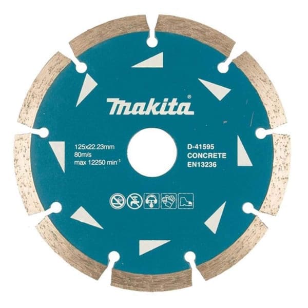 Diamantskæreskive Makita D-41595-10; 125x22,23 mm; 10 stk.