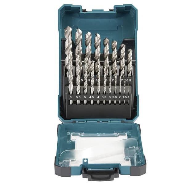 Metalborsæt Makita D-67549 HSS-G; 1-10 mm; 19 stk.