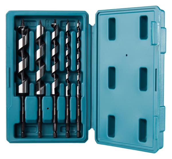 Sneglboresæt til træ Makita D-75677; 1/4''; 6-19 mm; 5 stk.