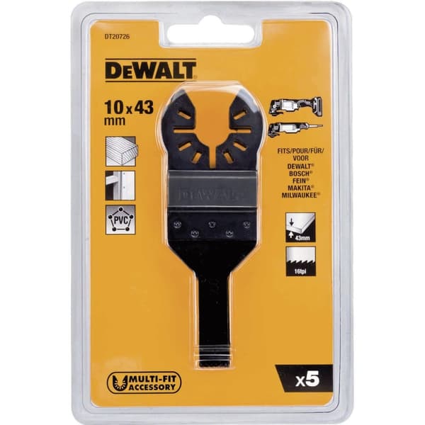 Savklinger DeWalt DT20726-QZ; 10x43 mm; 5 stk.