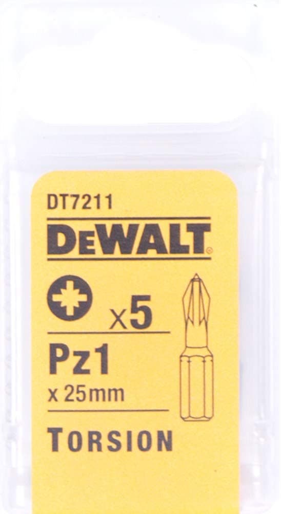 Skruebit DeWalt DT7211; PZ1; 5 stk.