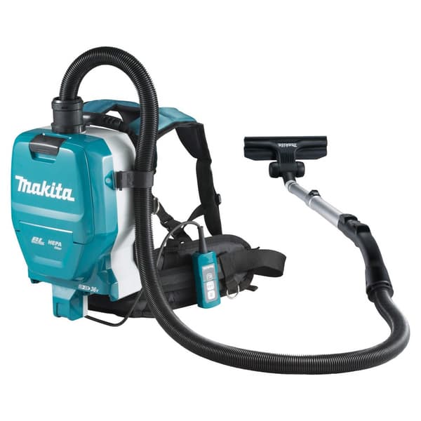 Batteridrevet støvsuger Makita DVC261ZX11; 2x18 V (uden batteri og oplader)