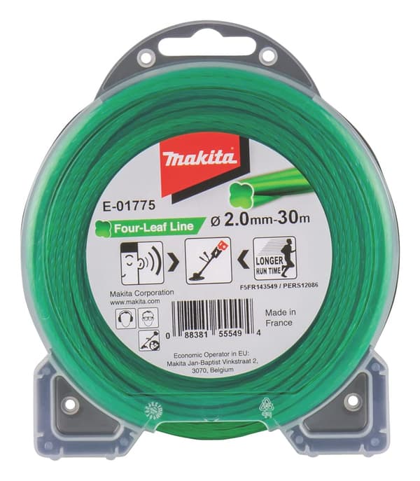 Trimmertråd Makita E-01775; 2,0 mm/30 m