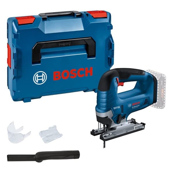 Akku stiksav Bosch GST 18V-125 B Solo; 18 V (uden batteri og oplader) + L-BOXX