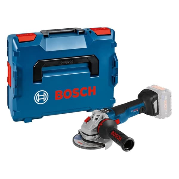 Vinkelsliber Bosch GWS 18V-10 SC Solo l-boxx (uden batteri og oplader); med Bluetooth