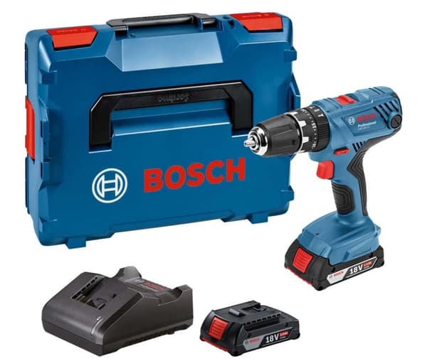 Slagskruetrækker / bor Bosch GSB 18V-21; 2x2,0 Ah batt.