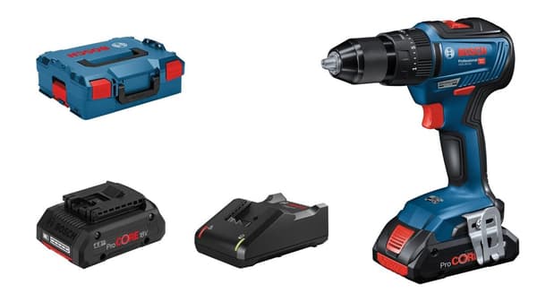 Slagskruetrækker / bor Bosch GSB 18V-55 ProCORE; 18 V; 2x4,0 Ah batt.