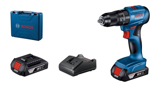 Slagskruetrækker / bor Bosch GSB 185-LI; 18 V; 2x2,0 Ah batt.