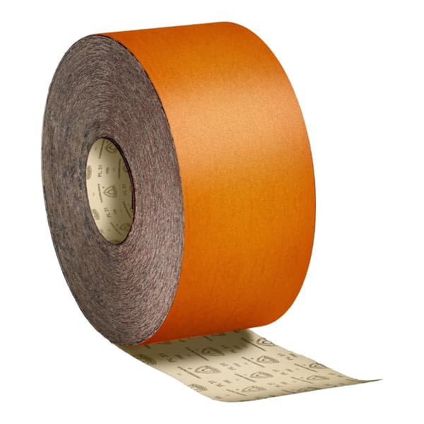 Slibende papirrulle Klingspor; PL 31 B; 115x50000 mm; K80; 1 stk.