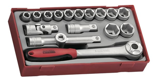 Topnøglesæt Teng Tools TT1218; 18 stk.