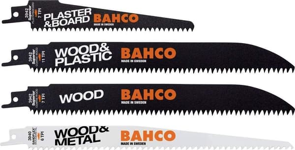 Tigersagbladsett Bahco 3942-WOOD-SET-5P; 5 stk.