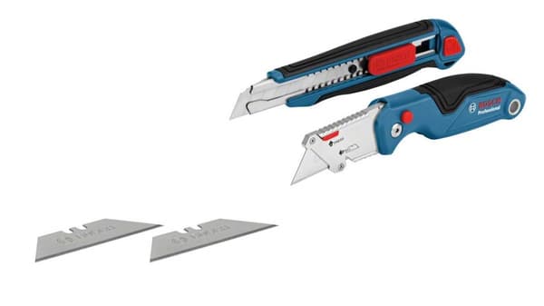 Kniv med udskiftelige blade Bosch 1600A016BM; 2 stk.