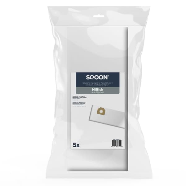 Tøj støvpose SQOON 42270-5; Nilfisk Attix 350/360; 5 stk.