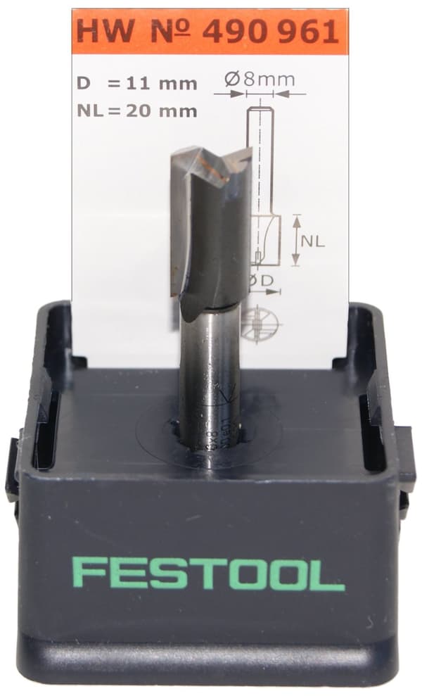 Notfræser med basen klinge Festool; 11 mm; 20/60 mm