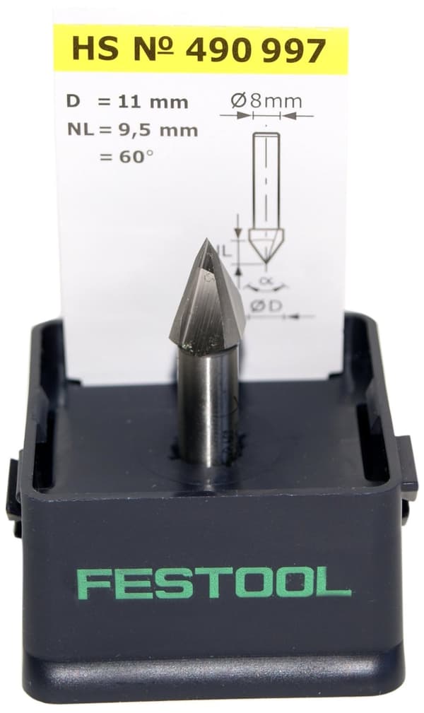 V-rille skærer Festool 9,5/50 mm