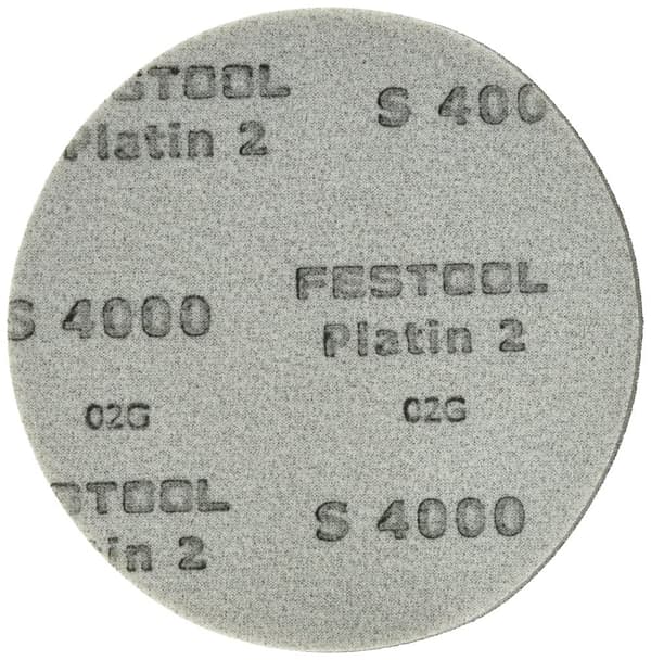 Sandpapir til excentersliber Platin 2; 150 mm; S4000; 15 stk.