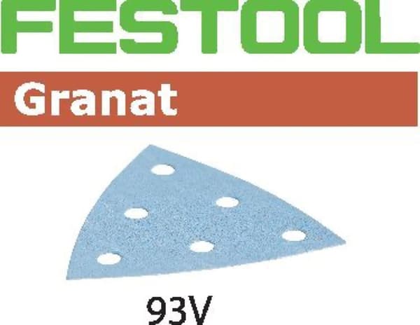 Sandpapir til deltasliber Granat; 93 V; P40; 50 stk.