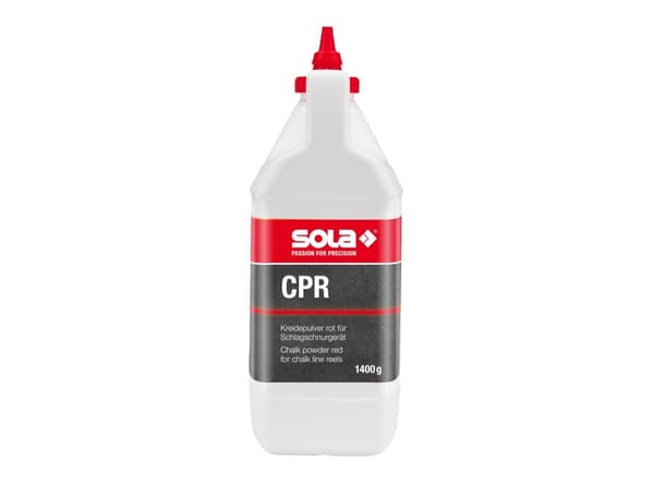 Mærkning af kalkfylde til kridtlinje / målebånd Sola CPR 1400; 1,4 kg