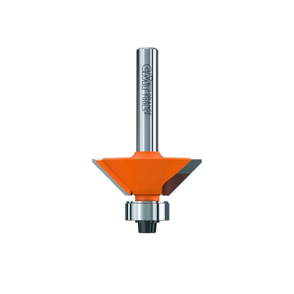 Fasfræser CMT; S=6 mm; D=45 mm; med kulelager