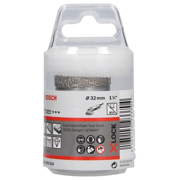 Diamanthulsav til tørskæring Bosch X-LOCK Ceramic Dry Speed; 32x35 mm