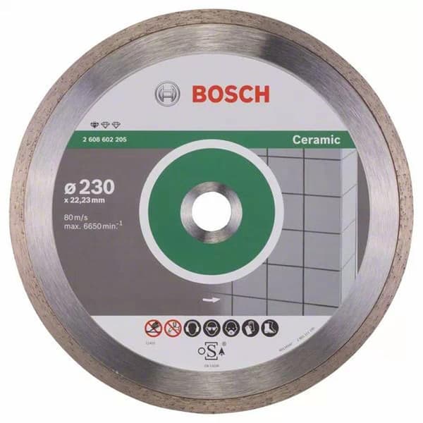 Diamantskæreskive Bosch PROFESSIONAL FOR CERAMIC; 230 mm