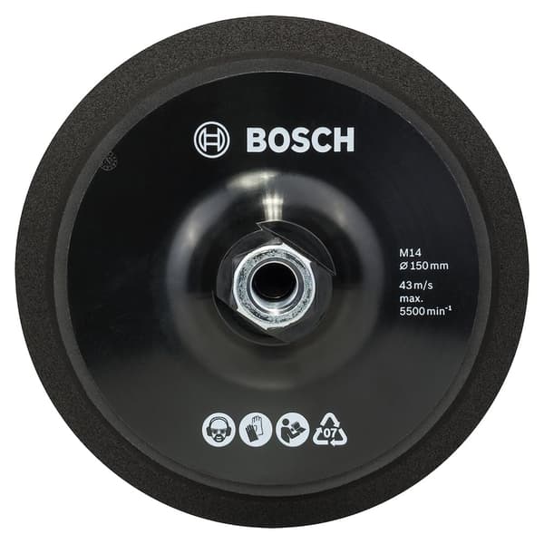 Støtteplade Bosch; 150 mm til vinkelsliber