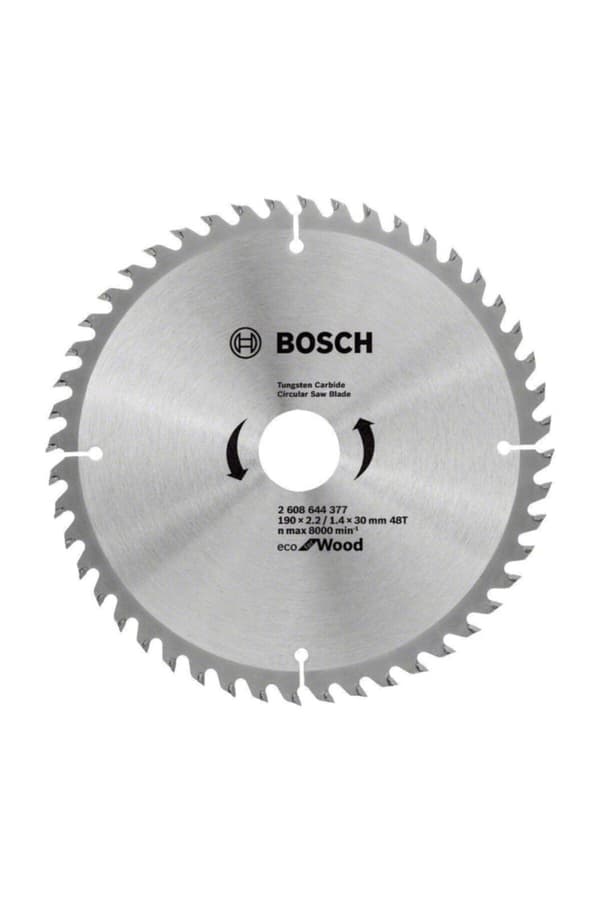 Rundsavklinge Bosch Eco for Wood 2608644377; 190x30 mm; Z48