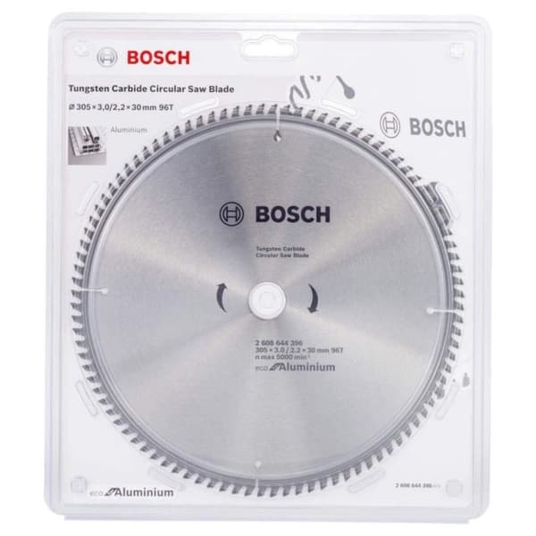 Rundsavklinge Bosch Eco for Aluminium 2608644396; 305x30 mm; Z96