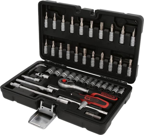 Socket &amp; bit set KS Tools 1/4''; 48  stk.