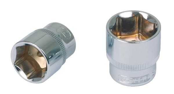 Stikkontakt KS tools Chrome+; HEX9; 1/4''; 9 mm