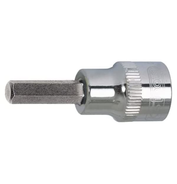 Topnøgle KS tools Chrome+; 1/2''; HEX9; 55 mm