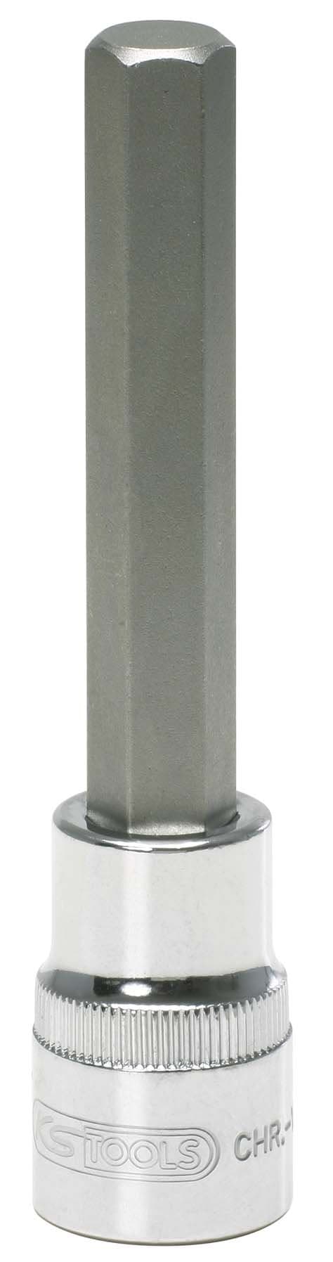 Topnøgle KS tools Chrome+; 1/2''; HEX7; 110 mm