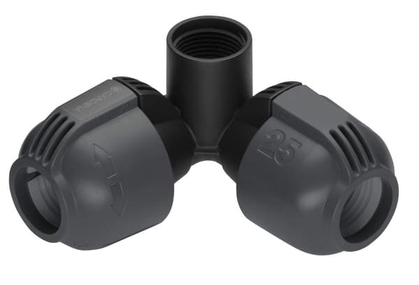 Vandningsventil Gardena Quick&Easy T; 3/4''; 25 mm