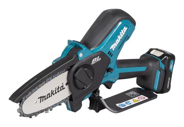 Motorsav for beskjæring av grener Makita UC100DWA; 12 V; 10 cm savsværd; 1x2,0 Ah batteri