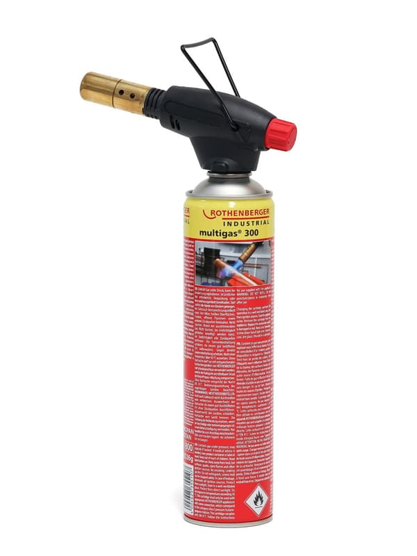 Brænder Rothenberger Rofire Pjezo + Multigas 300; 600 ml