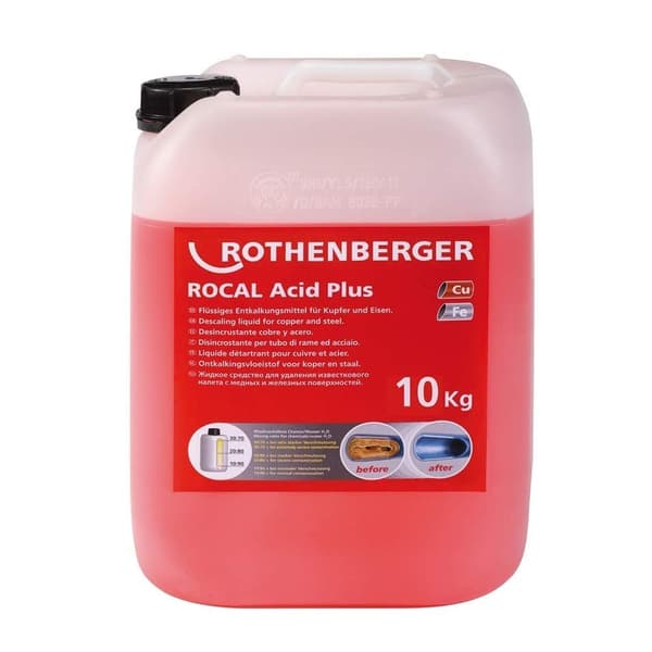 Afkalkningsmiddel Rothenberger ROCAL Acid Plus; 25 kg