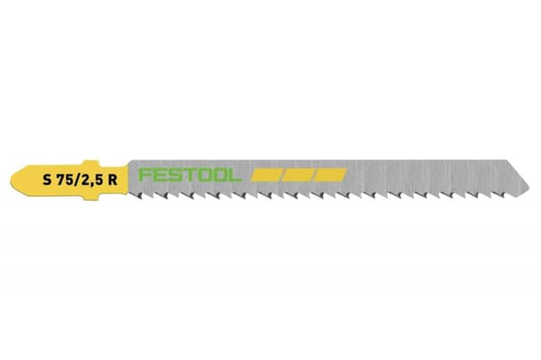 Stiksavsklinger Festool; 75 mm; 2,5 mm; 5 stk.