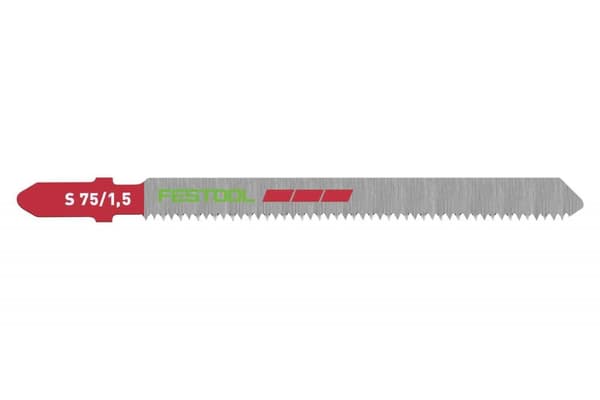 Stiksavsklinger Festool; 75 mm; 1,5 mm; 5 stk.