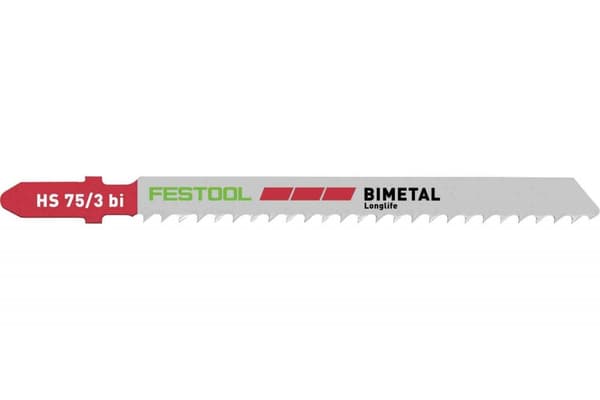 Stiksavsklinger Festool; 75 mm; 3 mm; 5 stk.