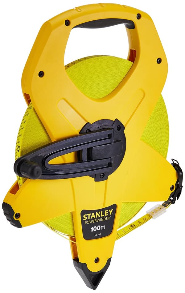 Målebånd Stanley PowerWinder; 100 m