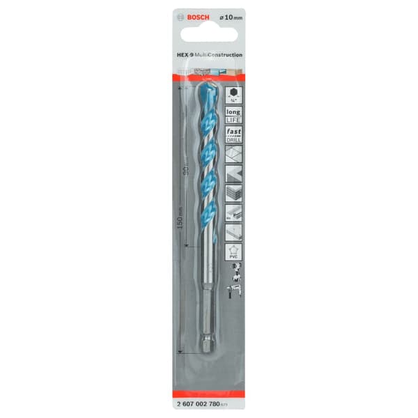 Universalbor Bosch HEX-9 Multi Construction; 10x150 mm